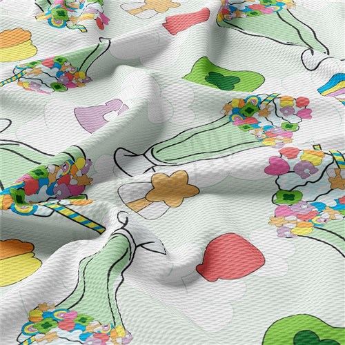 St. Patrick's Day Printed Liverpool Fabric AA1985 & Get a Free $89.99 Embroidery Bundle