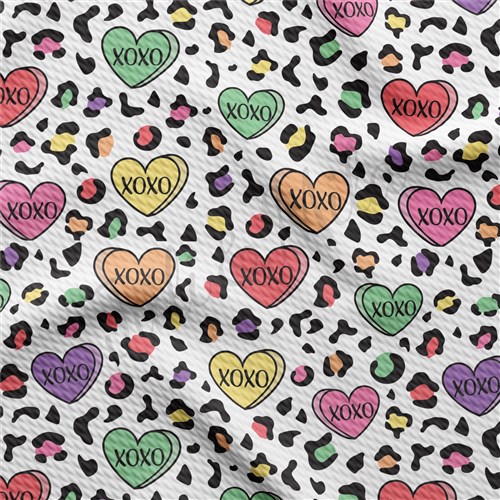 Valentine's Day Liverpool Bullet Textured Stretch Solid Strip Thick Knit Jersey Fabric