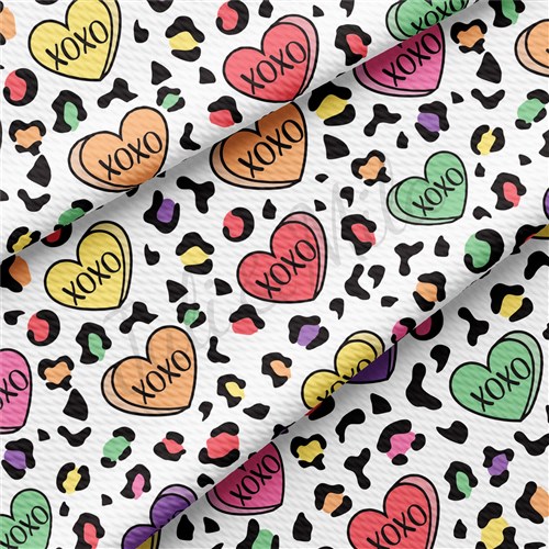 Valentine's Day Liverpool Bullet Textured Stretch Solid Strip Thick Knit Jersey Fabric