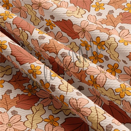 Floral Printed Liverpool 4 Way Fabric AA505 & Get a Free $89.99 Embroidery Bundle