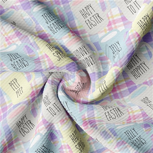 Easter East90 TBP101 Liverpool Bullet Textured Stretch Solid Strip Thick Knit Jersey Fabric