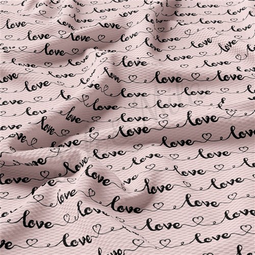 Valentine's Day Liverpool Bullet Textured Stretch Solid Strip Thick Knit Jersey Fabric