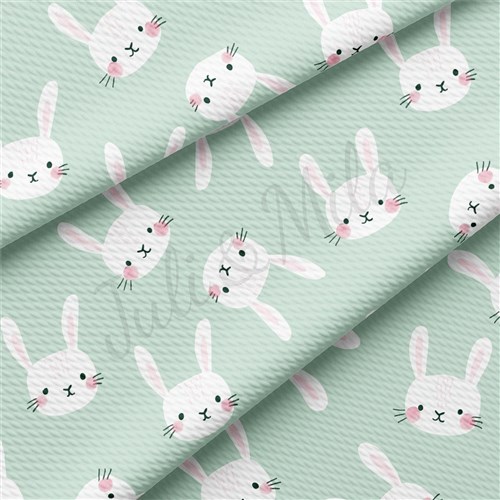 Easter Liverpool Bullet Textured Stretch Solid Strip Thick Knit Jersey Fabric