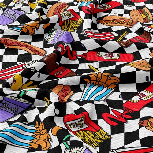 Printed Liverpool 4 Way Fabric AA1301 & Get a Free $89.99 Embroidery Bundle