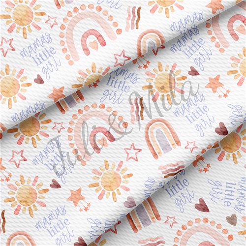 Printed Liverpool Bullet Textured Stretch Solid Strip Thick Knit Jersey Fabric