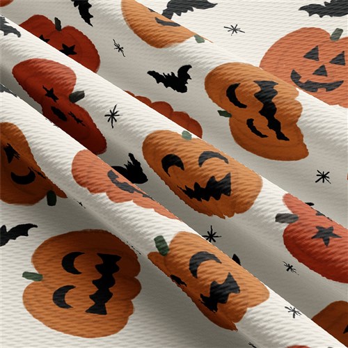 Autumn Fall Halloween Printed Liverpool Fabric AA1838 & Get a Free $89.99 Embroidery Bundle