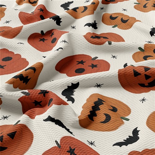 Autumn Fall Halloween Printed Liverpool Fabric AA1838 & Get a Free $89.99 Embroidery Bundle