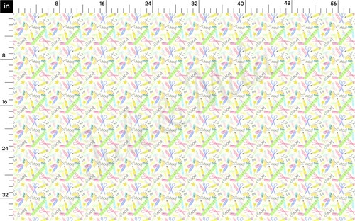 Back To School Printed Liverpool 4 Way Fabric AA1530 & Get a Free $89.99 Embroidery Bundle