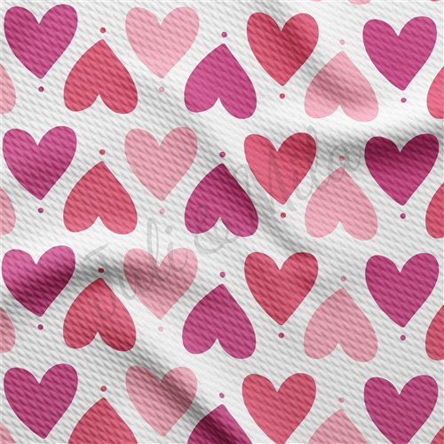 Valentine's Day Liverpool Bullet Textured Stretch Solid Strip Thick Knit Jersey Fabric