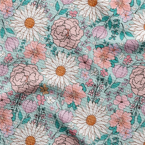 Floral Printed Liverpool AA1584 & Get a Free $89.99 Embroidery Bundle
