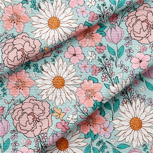 Floral Printed Liverpool AA1584 & Get a Free $89.99 Embroidery Bundle