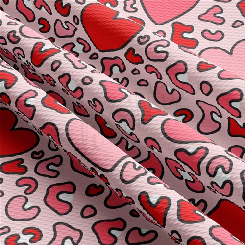 Valentine's Day Liverpool Bullet Textured Stretch Solid Strip Thick Knit Jersey Fabric