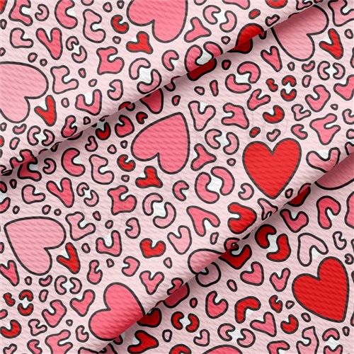 Valentine's Day Liverpool Bullet Textured Stretch Solid Strip Thick Knit Jersey Fabric