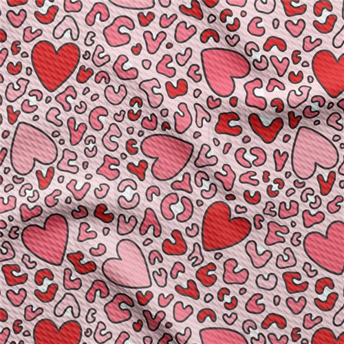 Valentine's Day Liverpool Bullet Textured Stretch Solid Strip Thick Knit Jersey Fabric