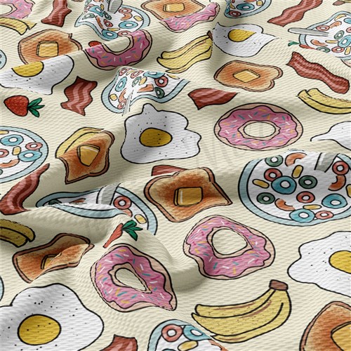 Food Printed Liverpool Fabric AA2084 & Get a Free $89.99 Embroidery Bundle