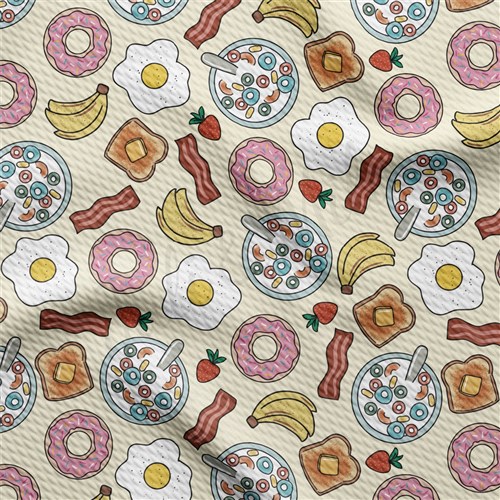 Food Printed Liverpool Fabric AA2084 & Get a Free $89.99 Embroidery Bundle