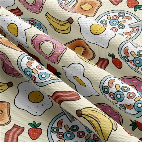 Food Printed Liverpool Fabric AA2084 & Get a Free $89.99 Embroidery Bundle