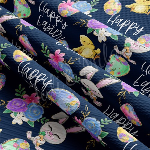 Easter Easter66 Liverpool Bullet Textured Stretch Solid Strip Thick Knit Jersey Fabric