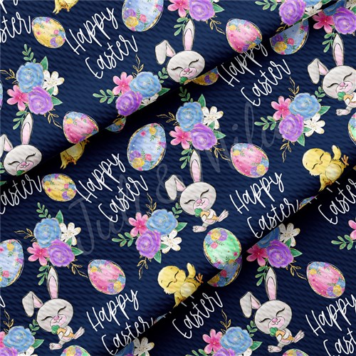 Easter Easter66 Liverpool Bullet Textured Stretch Solid Strip Thick Knit Jersey Fabric