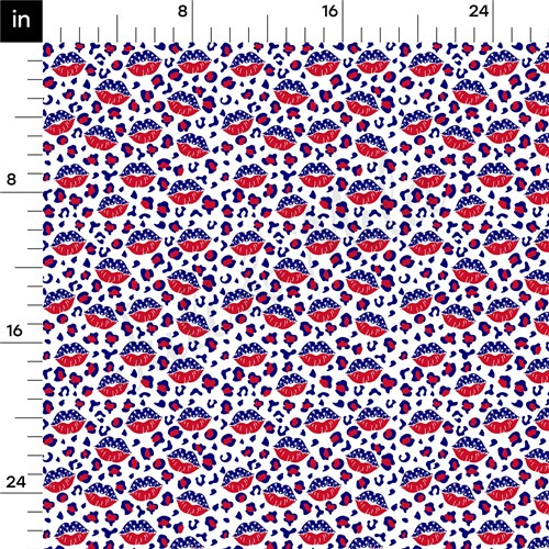 Patriotic 4th of July AA1361 Liverpool Bullet Textured Stretch Solid Strip Thick Knit Jersey Fabric