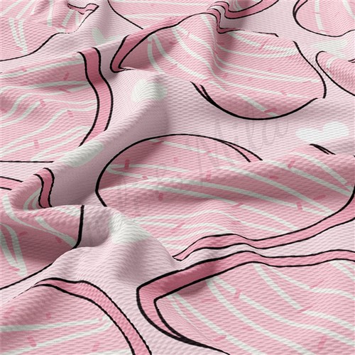 Valentine's Day Liverpool Bullet Textured Stretch Solid Strip Thick Knit Jersey Fabric