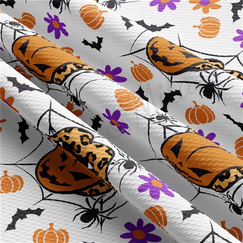 Fall Autumn Halloween Printed Liverpool Fabric AA892 & Get a Free $89.99 Embroidery Bundle
