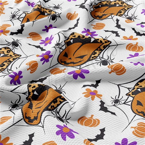 Fall Autumn Halloween Printed Liverpool Fabric AA892 & Get a Free $89.99 Embroidery Bundle