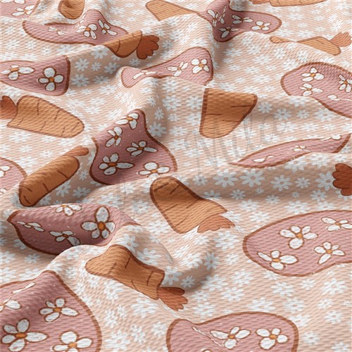 Easter Liverpool Bullet Textured Stretch Solid Strip Thick Knit Jersey Fabric