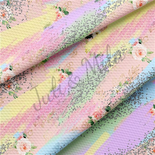 Easter Easter85 Liverpool Bullet Textured Stretch Solid Strip Thick Knit Jersey Fabric