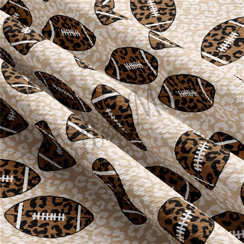 Football Cheetah Printed Liverpool Fabric AA181 & Get a Free $89.99 Embroidery Bundle