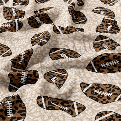 Football Cheetah Printed Liverpool Fabric AA181 & Get a Free $89.99 Embroidery Bundle