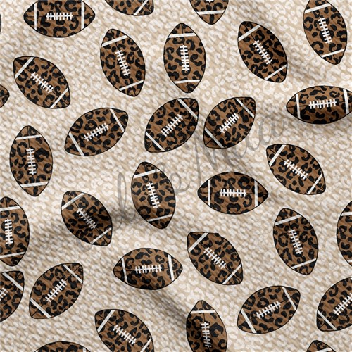 Football Cheetah Printed Liverpool Fabric AA181 & Get a Free $89.99 Embroidery Bundle