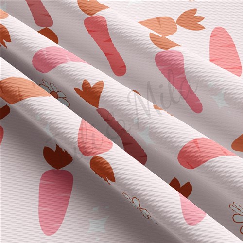 Easter Liverpool Bullet Textured Stretch Solid Strip Thick Knit Jersey Fabric