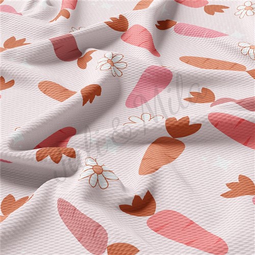 Easter Liverpool Bullet Textured Stretch Solid Strip Thick Knit Jersey Fabric