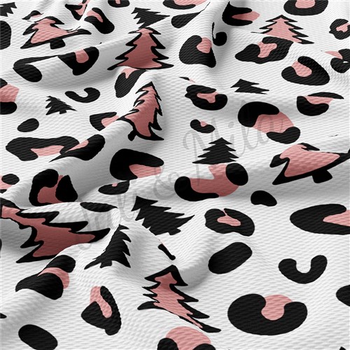 Christmas Printed Liverpool Bullet Textured Stretch Solid Strip Thick Knit Jersey Fabric