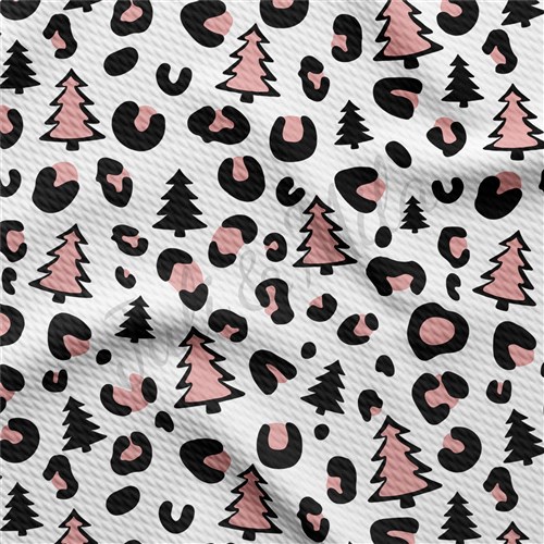 Christmas Printed Liverpool Bullet Textured Stretch Solid Strip Thick Knit Jersey Fabric