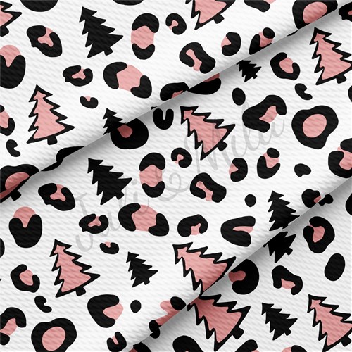 Christmas Printed Liverpool Bullet Textured Stretch Solid Strip Thick Knit Jersey Fabric