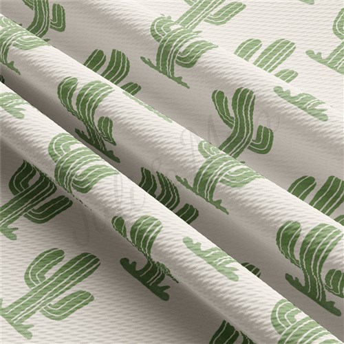 Western Boho Printed Liverpool 4 Way AA1943 cacti & Get a Free $89.99 Embroidery Bundle