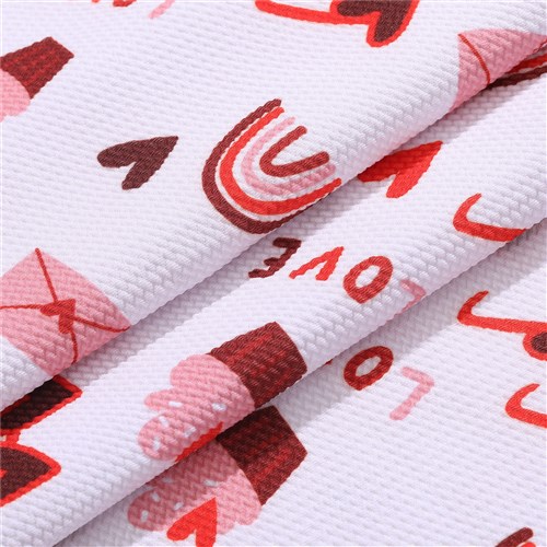 Printed Liverpool 4 Way Fabric Valentines day(V10) & Get a Free $89.99 Embroidery Bundle