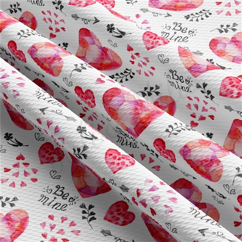 Valentine's Day Liverpool Bullet Textured Stretch Solid Strip Thick Knit Jersey Fabric