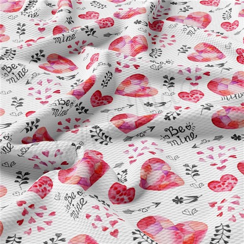 Valentine's Day Liverpool Bullet Textured Stretch Solid Strip Thick Knit Jersey Fabric