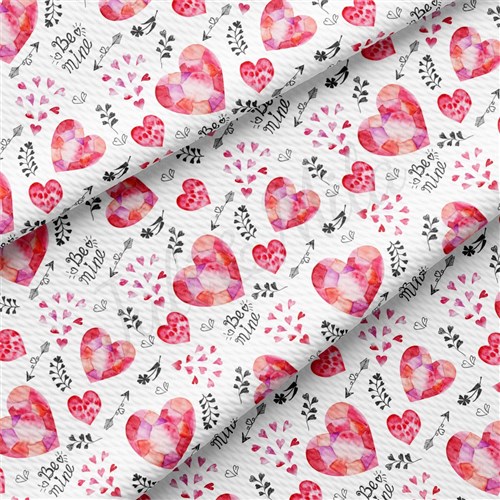 Valentine's Day Liverpool Bullet Textured Stretch Solid Strip Thick Knit Jersey Fabric
