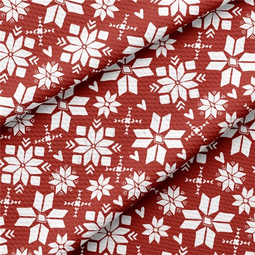Christmas Christmas Liverpool Bullet Textured Stretch Solid Strip Thick Knit Jersey Fabric