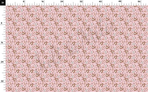 Valentine's Day Printed Liverpool Bullet Textured Stretch Solid Strip Thick Knit Jersey Fabric