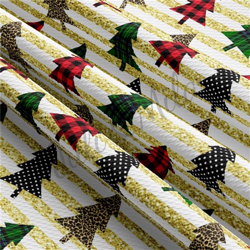 Christmas Liverpool Bullet Textured Stretch Solid Strip Thick Knit Jersey Fabric