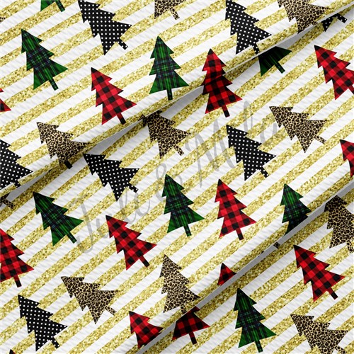 Christmas Liverpool Bullet Textured Stretch Solid Strip Thick Knit Jersey Fabric