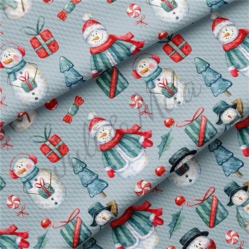 Christmas Liverpool Bullet Textured Stretch Solid Strip Thick Knit Jersey Fabric