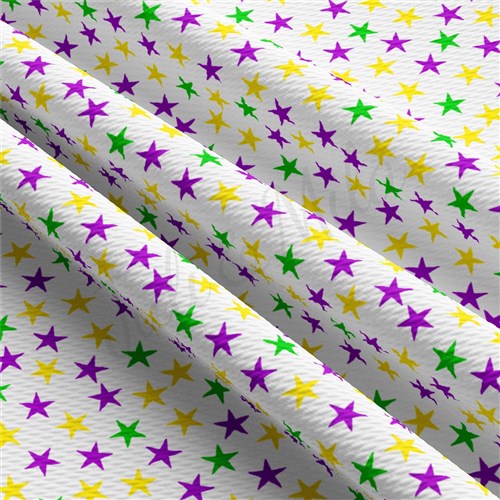 Mardi Gras AA2354 Liverpool Bullet Textured Stretch Solid Strip Thick Knit Jersey Fabric