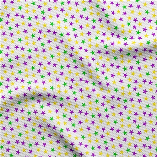 Mardi Gras AA2354 Liverpool Bullet Textured Stretch Solid Strip Thick Knit Jersey Fabric