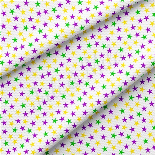 Mardi Gras AA2354 Liverpool Bullet Textured Stretch Solid Strip Thick Knit Jersey Fabric